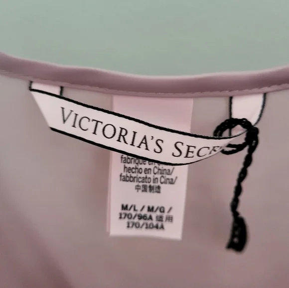 Victoria's Secret Crushed Velvet Slip Nightie Gown M/L Dusty Pink Intimate Sleep - Picture 4 of 7